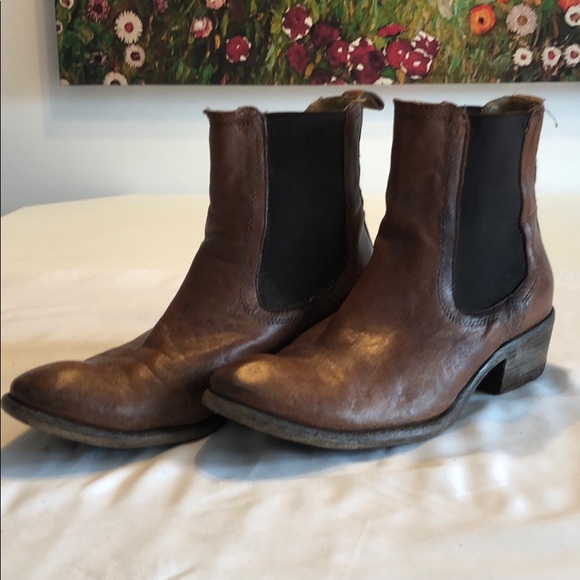 Used pair of Frye Carson booties.